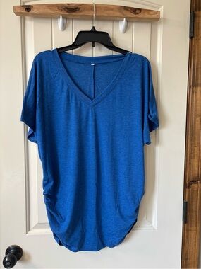 NWT-Blue V-Neck Women’s Top